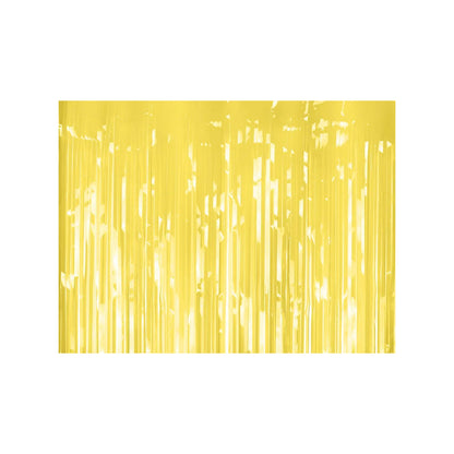 1 rideau de fête - Jaune clair 100x200cm
