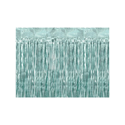 1 Partygordijn - Blauw 100x200cm