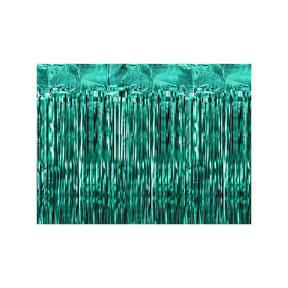 1 rideau de fête - vert bouteille 100x200cm