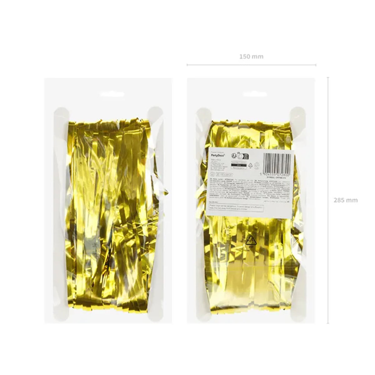 1 Feestgordijn - Goud 100x200cm