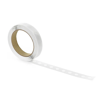 1 Dubbelzijdige zelfklevende stippen - 12 mm - transparant (1000 stippen)