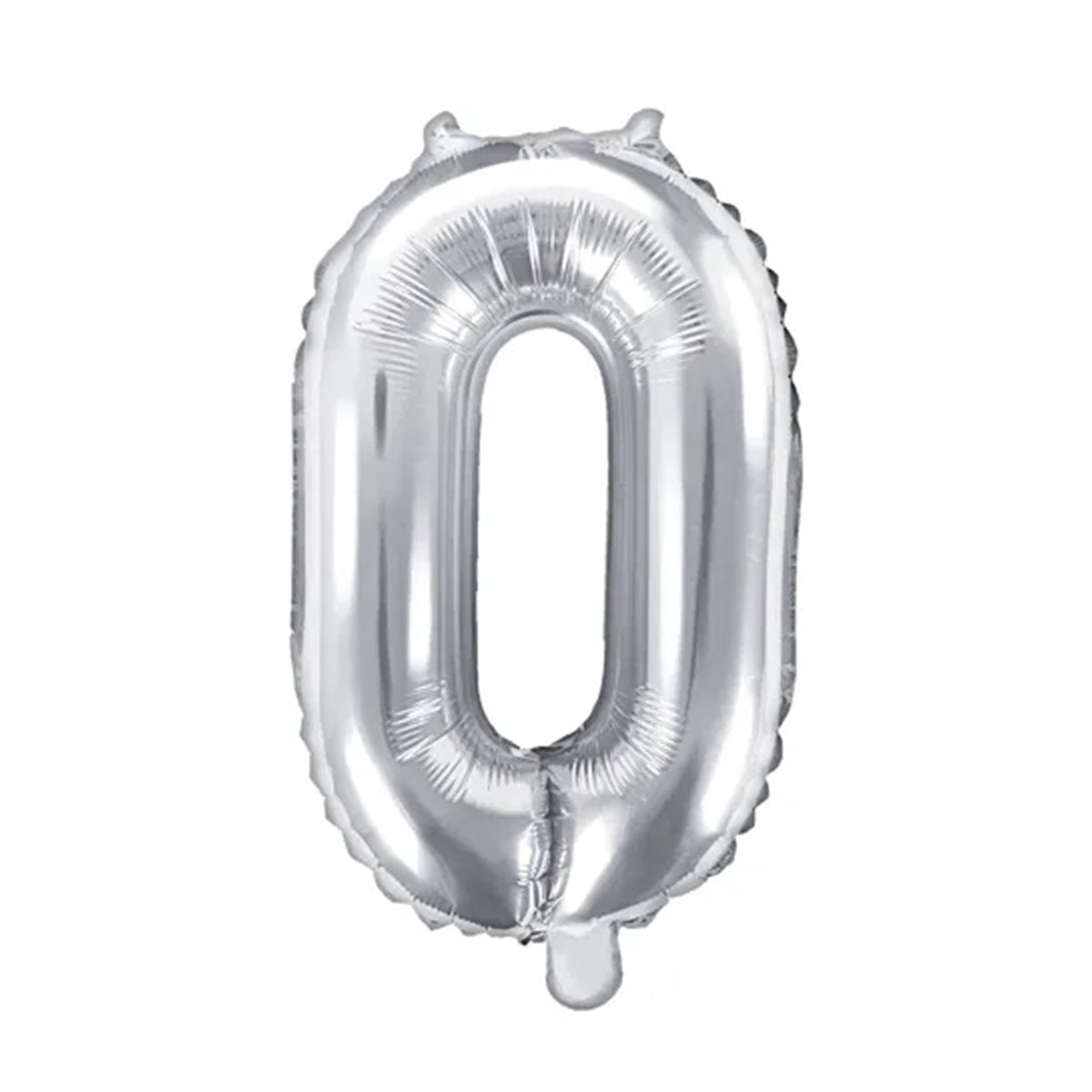 1 Ballon XS - Chiffre 0 - Argent