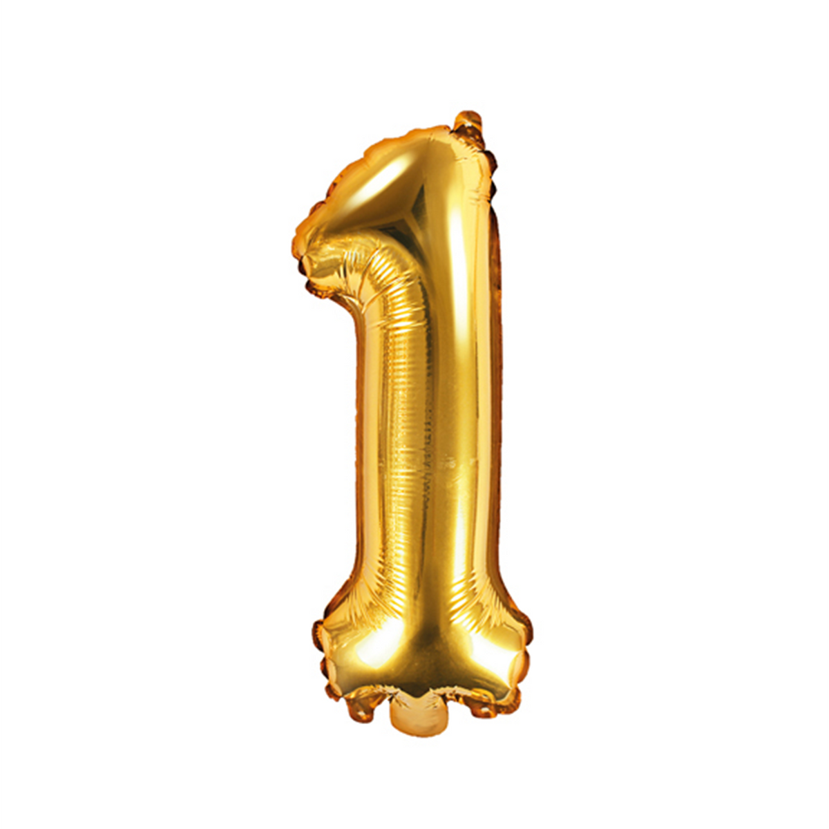 1 Ballon XS - Getal 1 - Goud