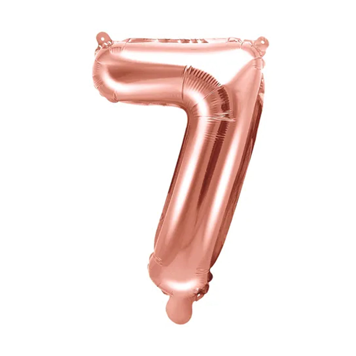 1 Ballon XS - Chiffre 7 - Or Rose