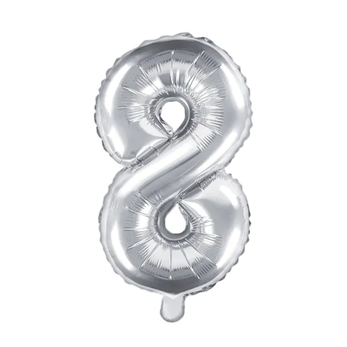 1 Ballon XS - Chiffre 8 - Argent