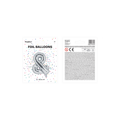 1 Ballon XS - Signe & - Argent