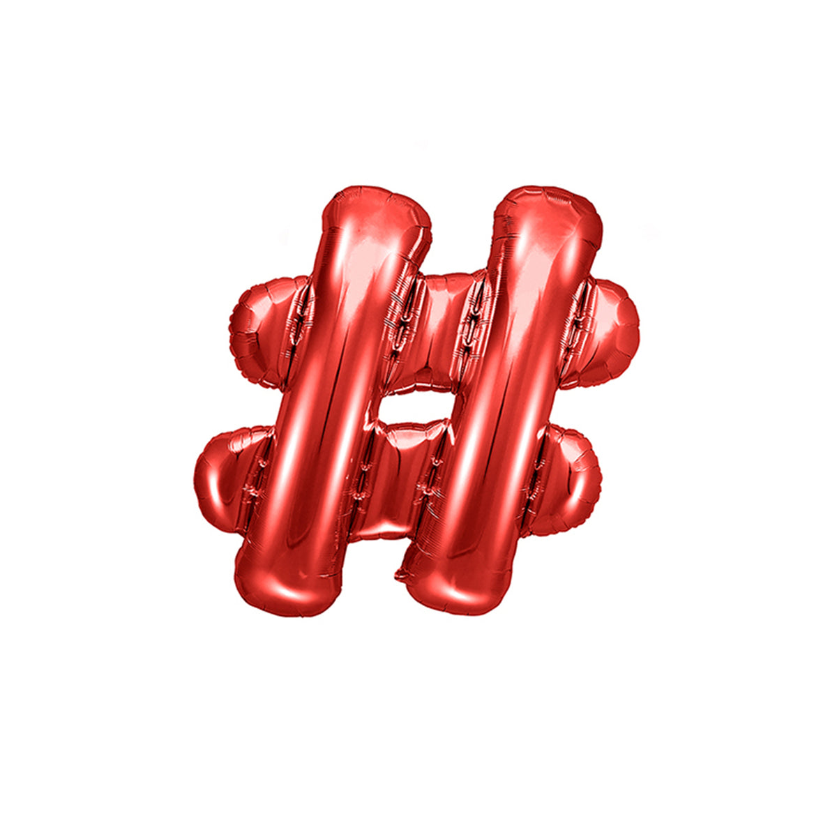 1 ballon XS - Markering # - Rood