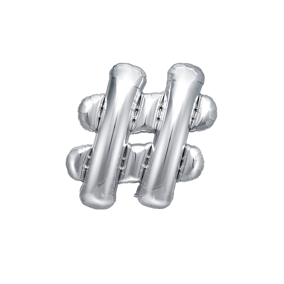 1 ballon de taille XS - symbole # - argent