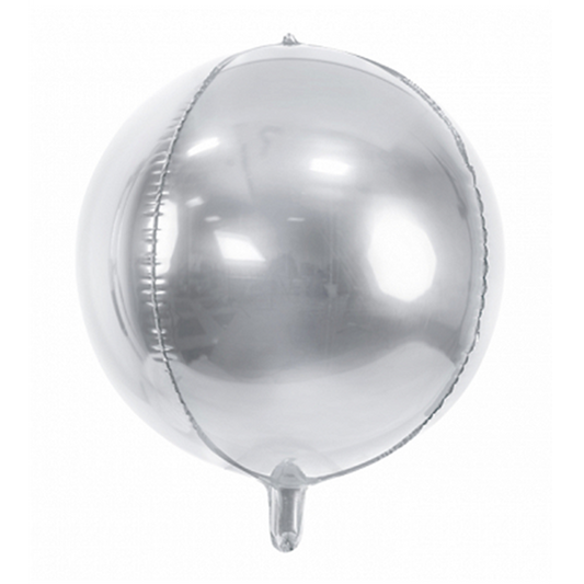 1 ballon sphérique - Argent