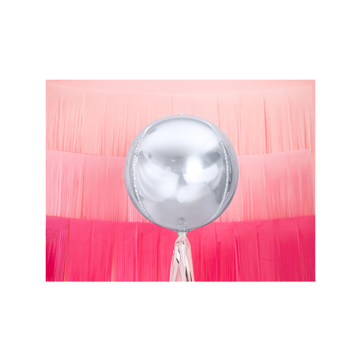 1 ballon sphérique - Argent