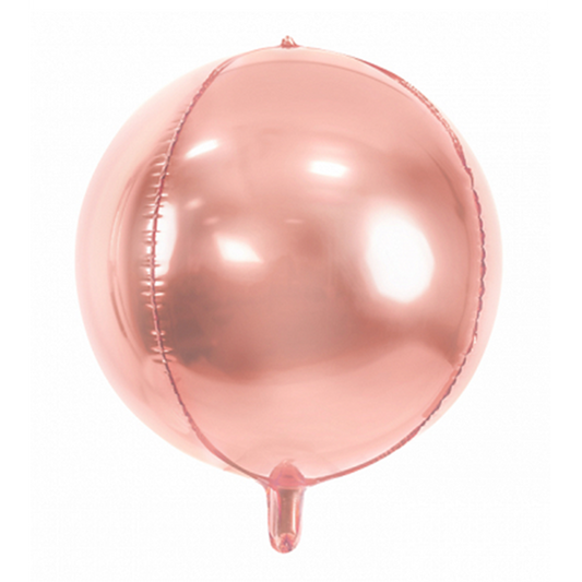 1 Ballon sphérique - Or rose