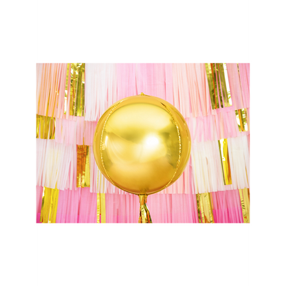 1 folieballon rond - Goud