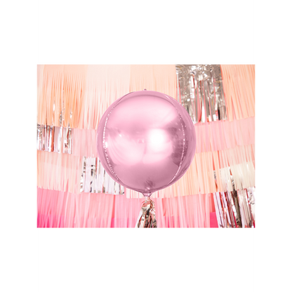 1 Bolvormige ballon - Roze