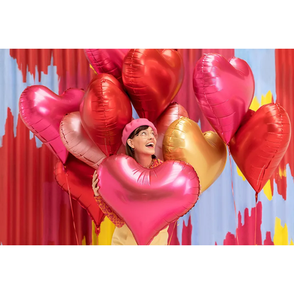 1 Ballon XXL - Cœur - Rose