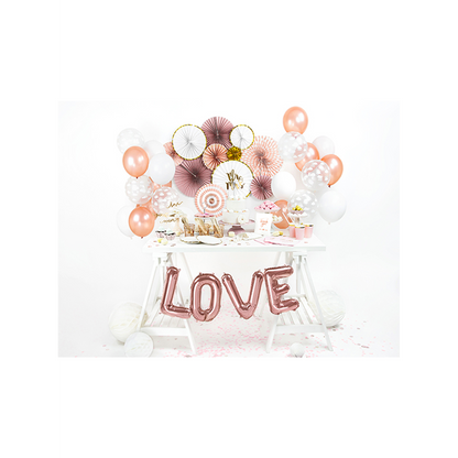 1 Ballon - Letters - LOVE - Roségoud