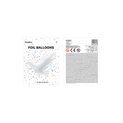 1 ballon XXL - Colombe blanche