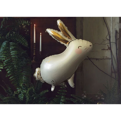 1 Ballon Géant - Lapin Blanc