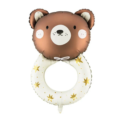 1 Ballon XXL - hochet Ours en peluche