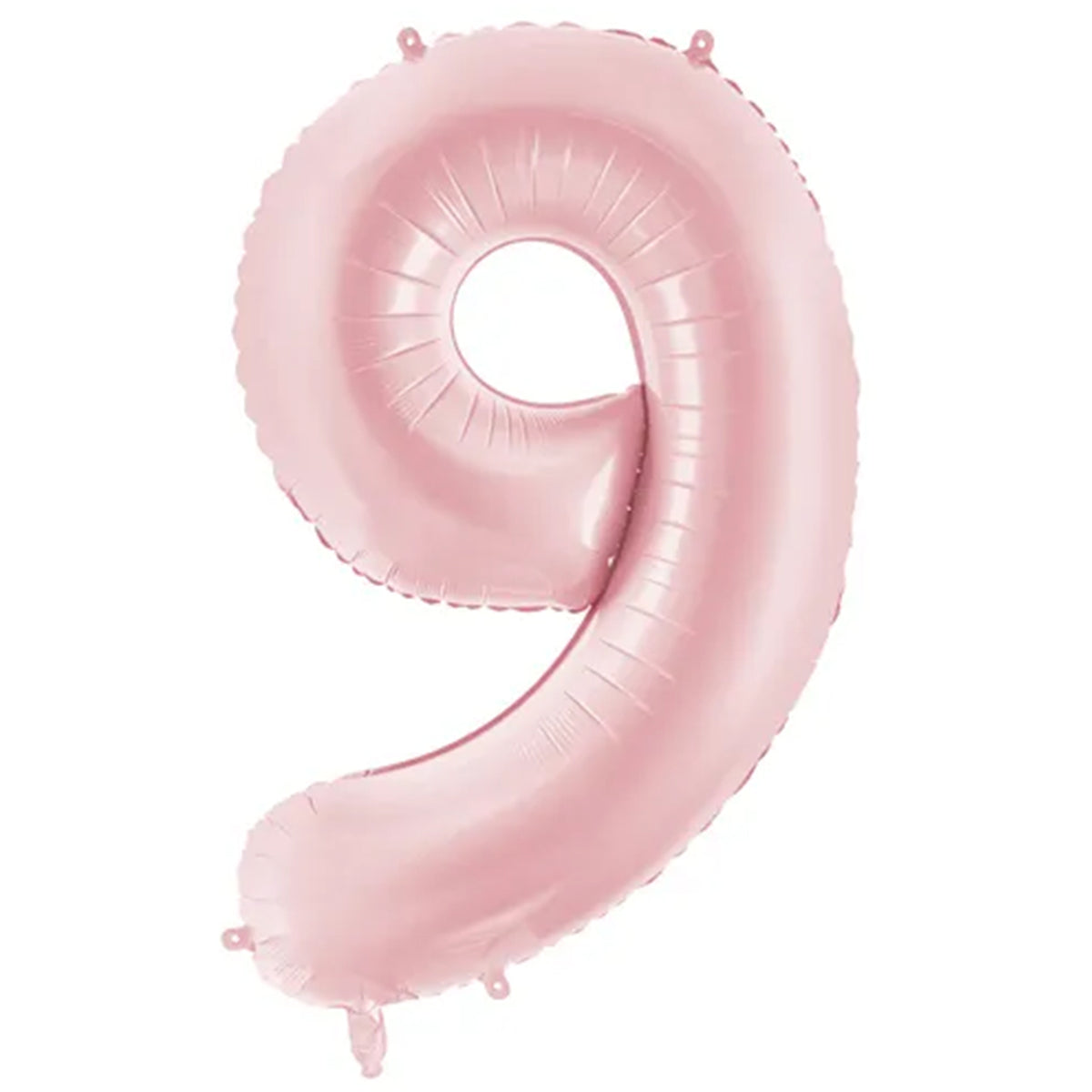 1 Ballon XXL - Chiffre 9 - Rose clair
