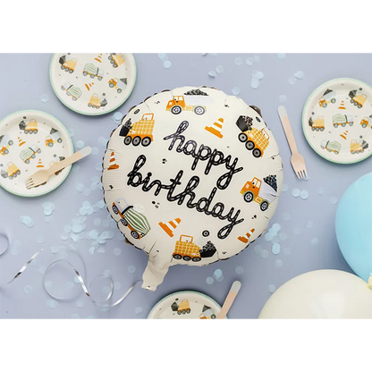 1 Ballon - Bouwvoertuigen