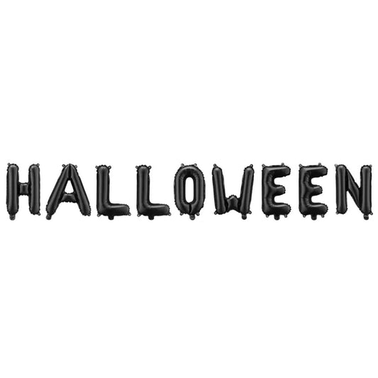 1 ballon - Inscription - Halloween