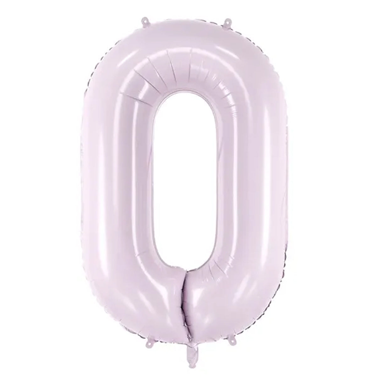 1 Ballon XL - Cijfer 0 - Lila