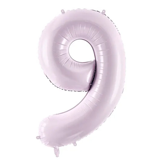 1 Ballon XL - Chiffre 9 - Lilas