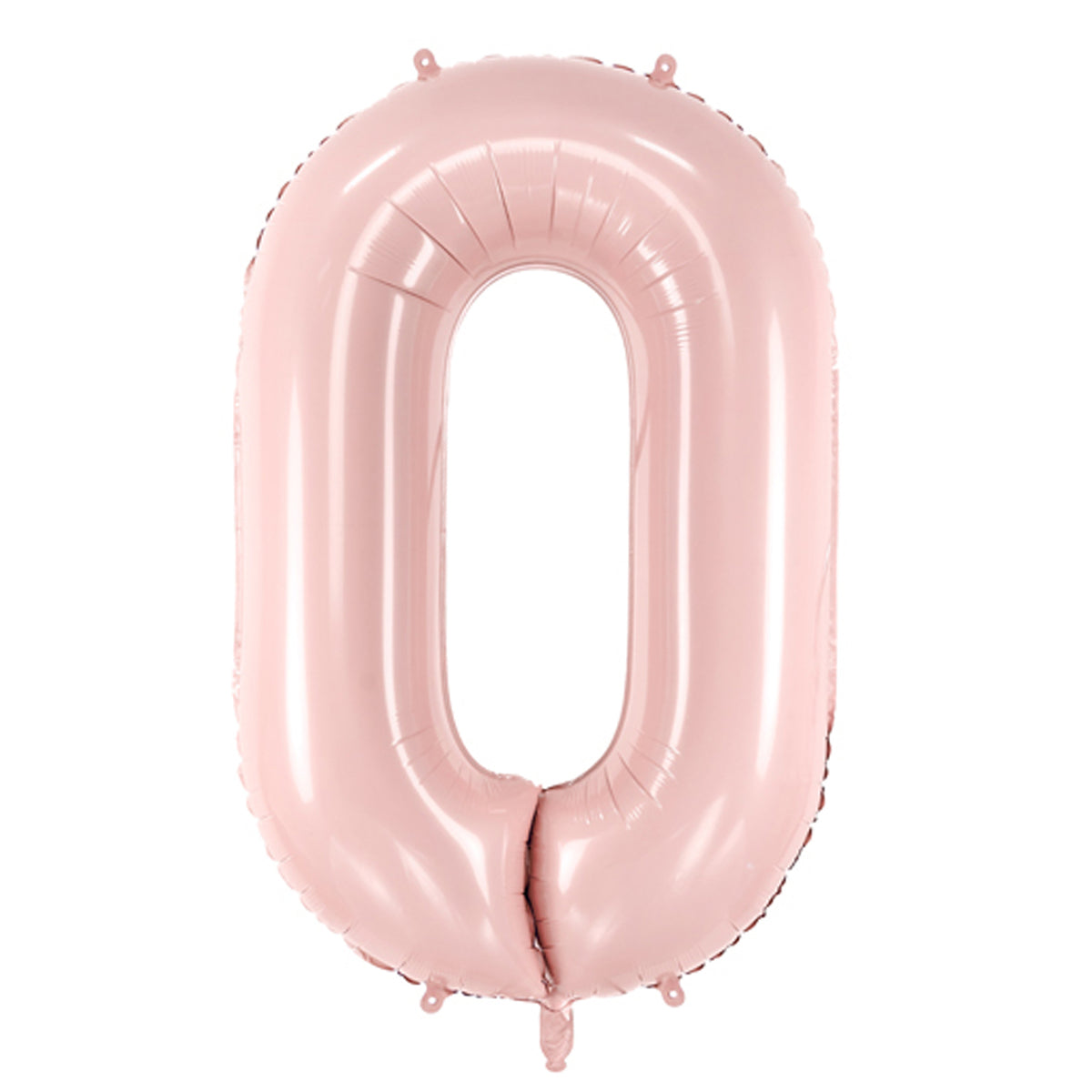 1 Ballon XL - Chiffre 0 - Rose