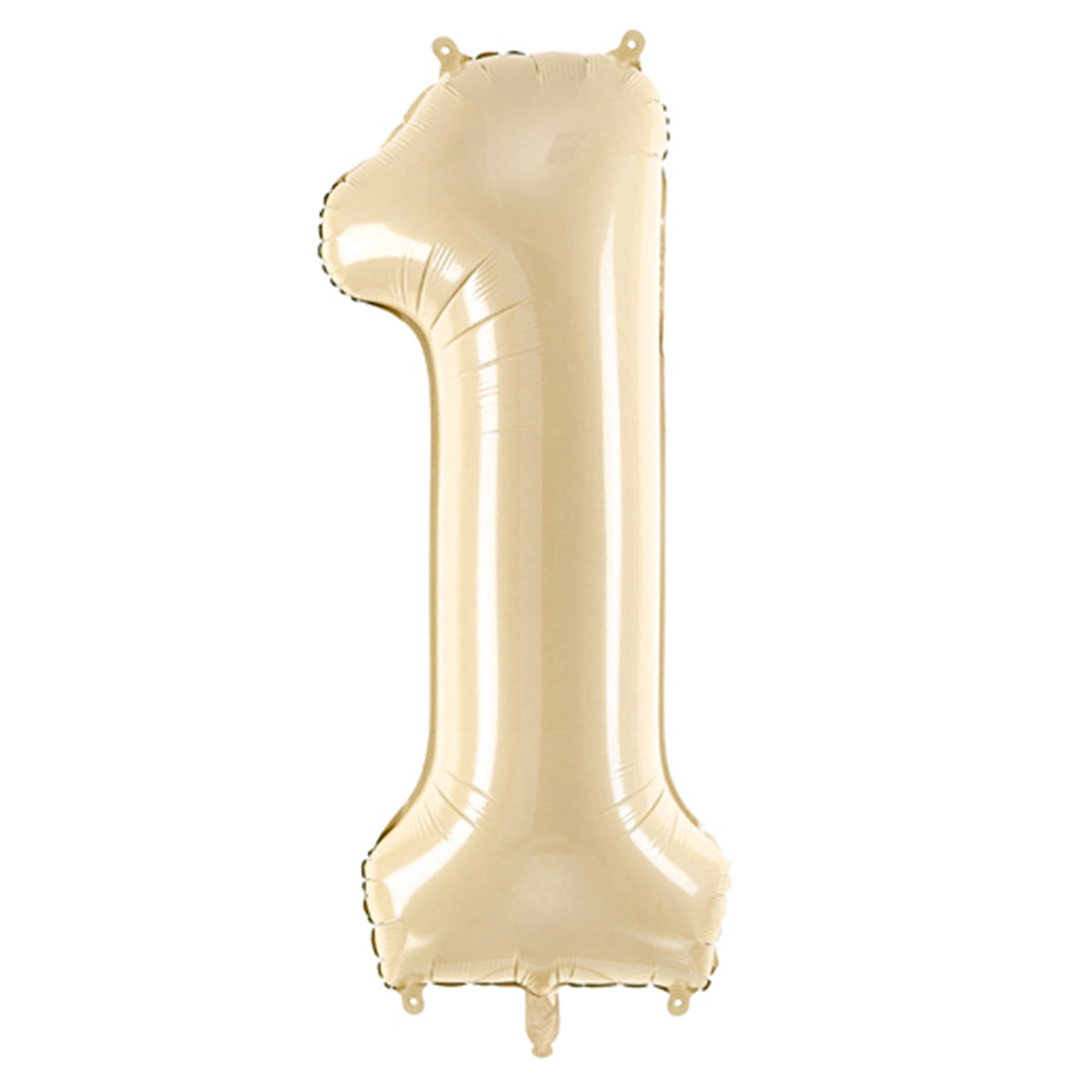 1 Ballon XL - Chiffre 1 - Beige