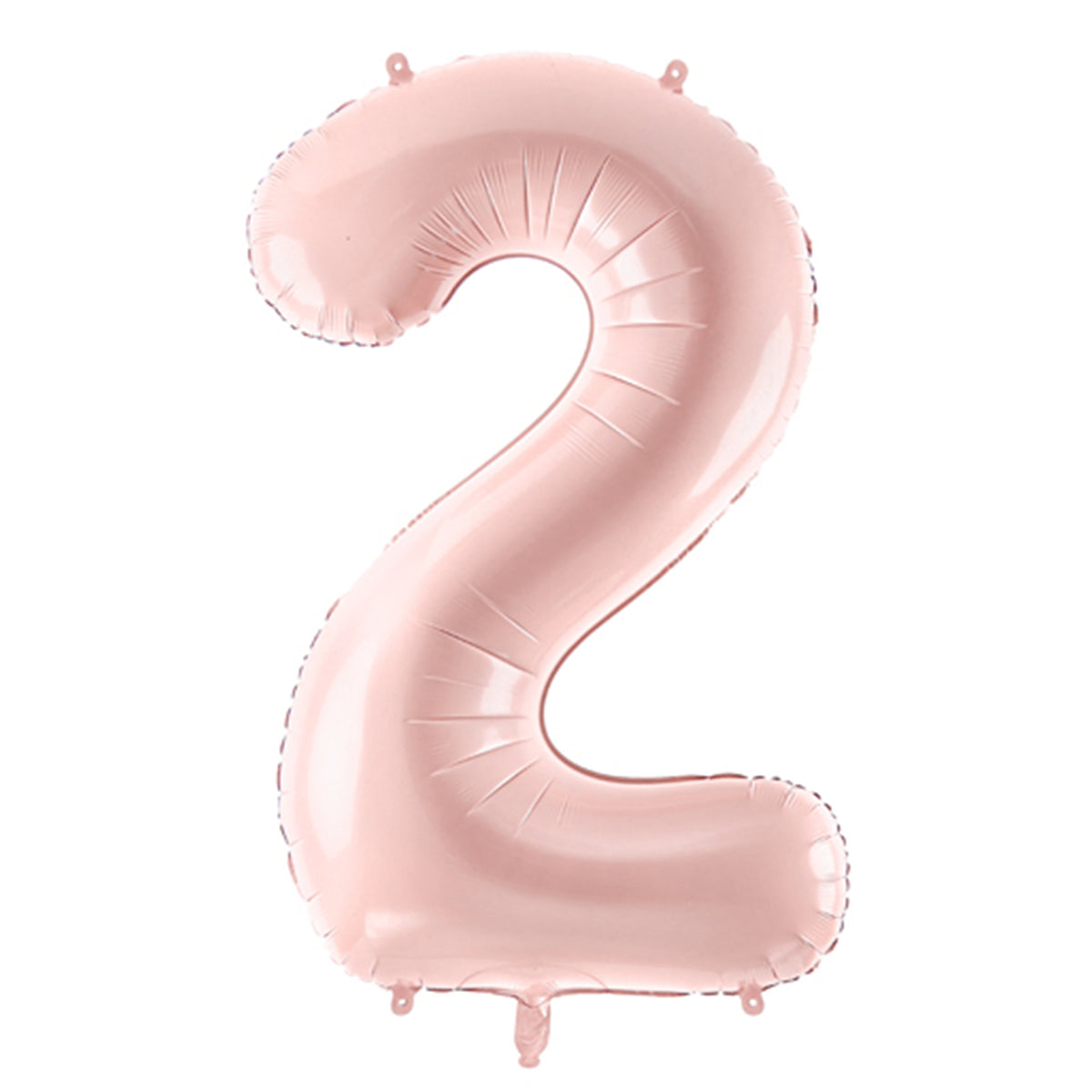 1 Ballon XL - Chiffre 2 - Rose