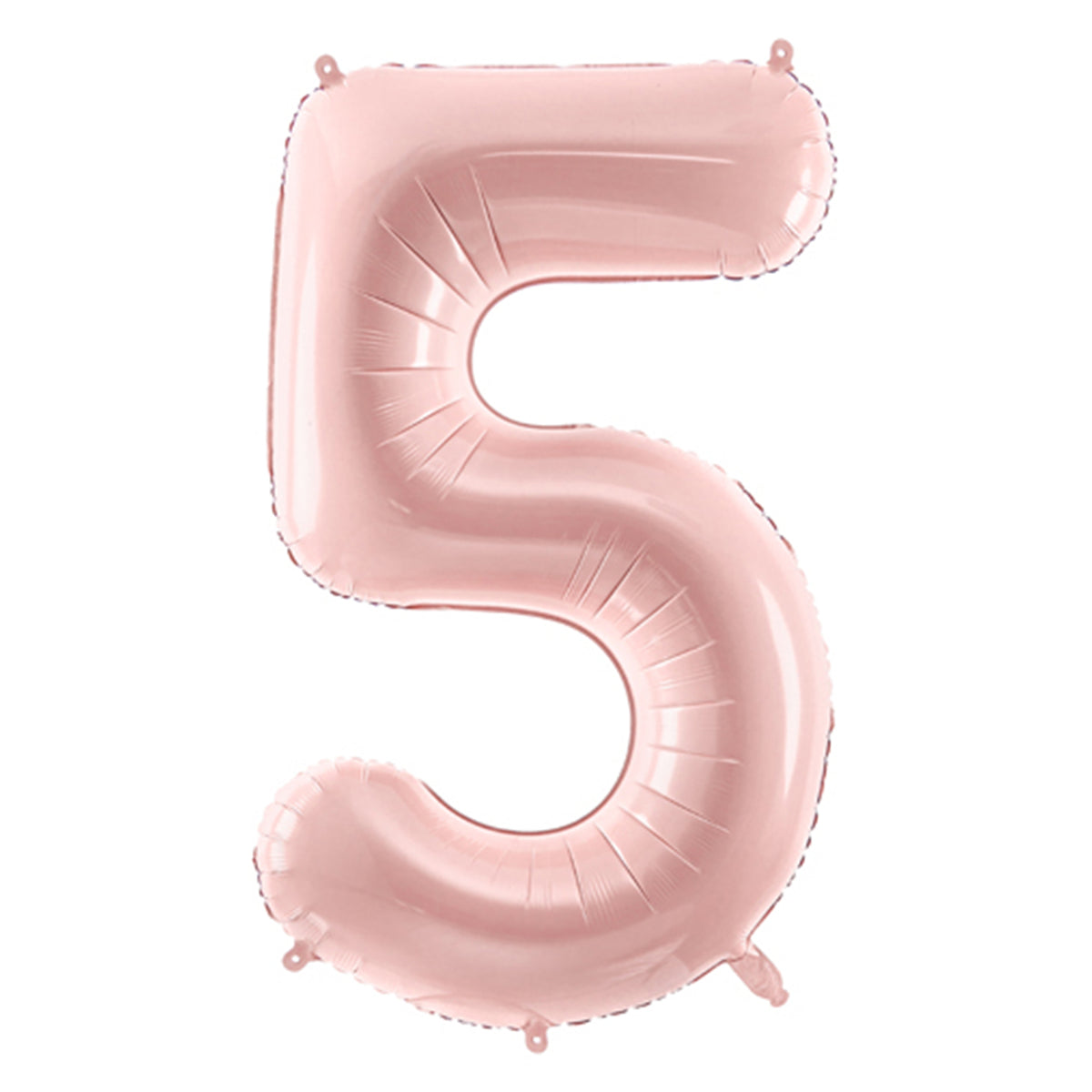 1 Ballon XL - Cijfer 5 - Roze