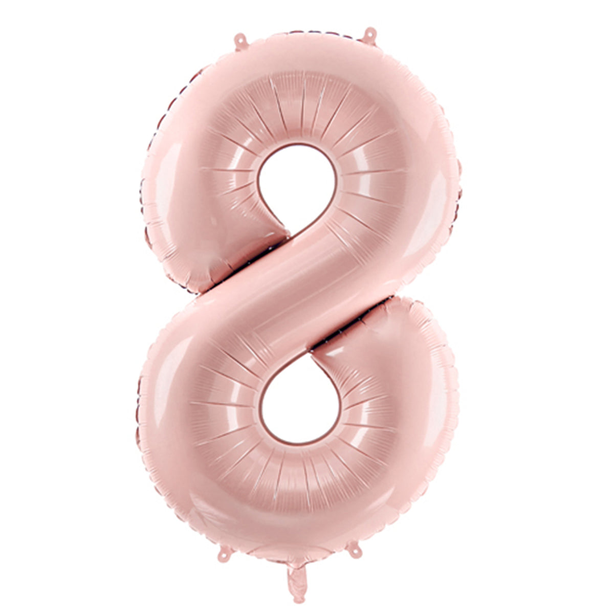 1 ballon XL - chiffre 8 - rose