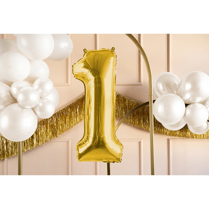 1 Ballon XL - Cijfer 1 - Goud