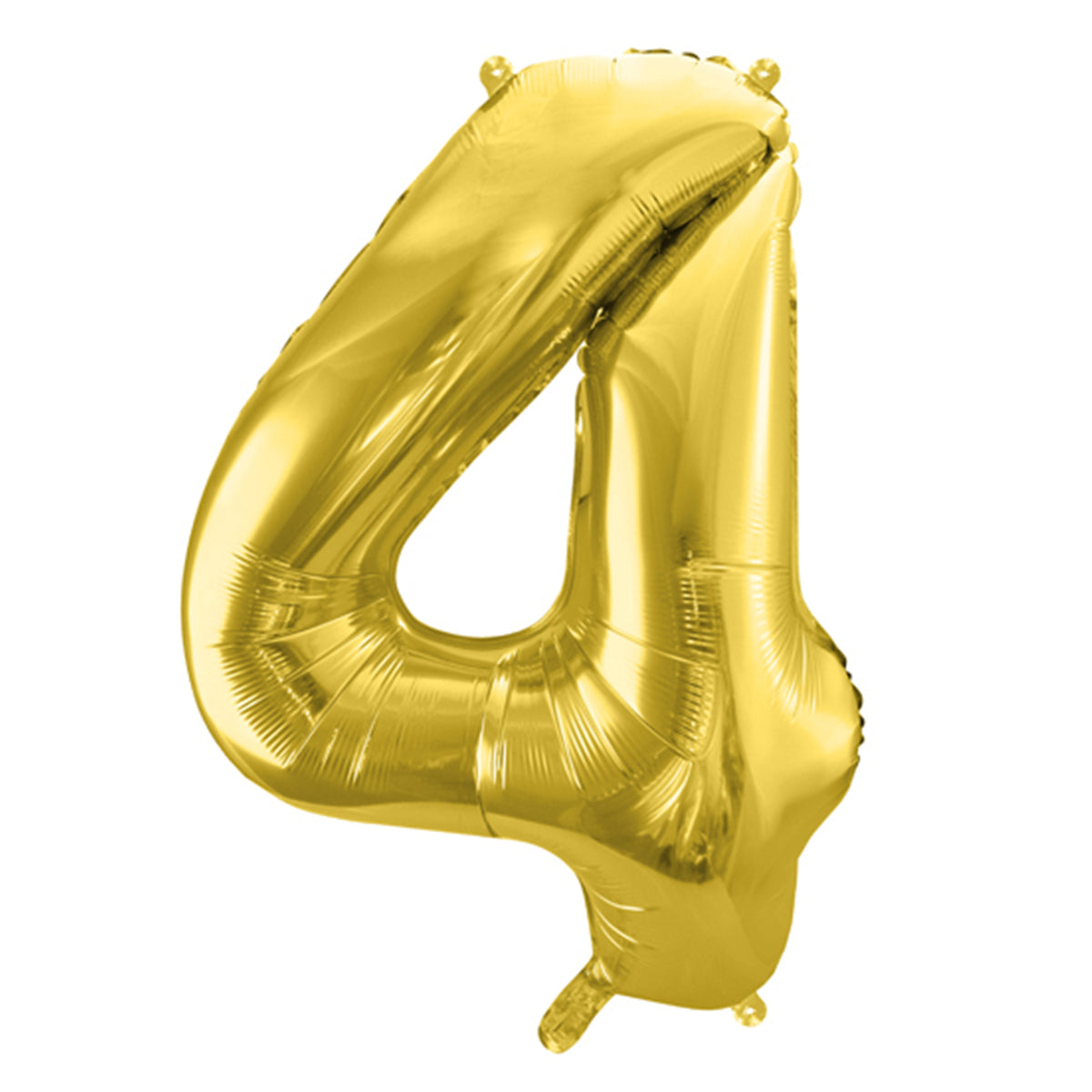 1 Ballon XL - Chiffre 4 - Doré