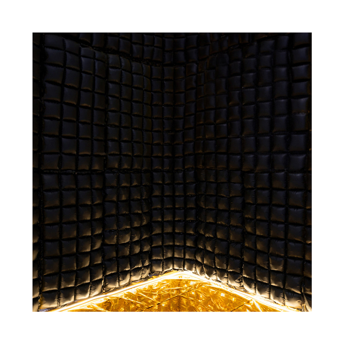 1 Ballon en aluminium de fond - Noir 72x143cm