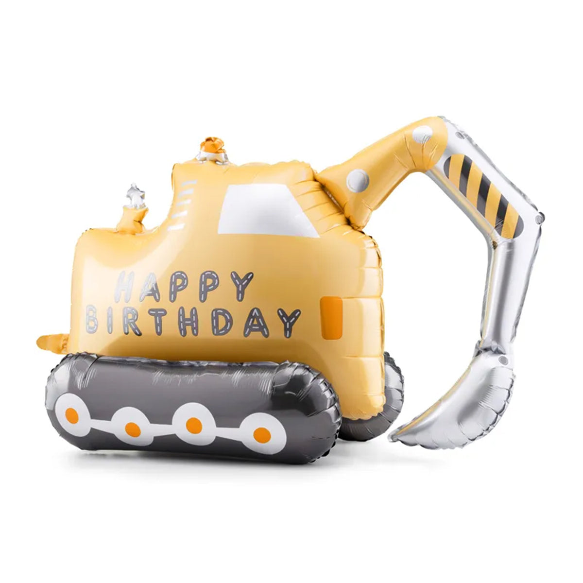 1 ballon met standaard - graafmachine