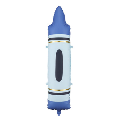 1 Ballon XXL - Kleurpotlood Blauw