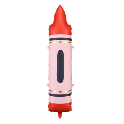 1 Ballon XXL - Kleurpotlood Rood