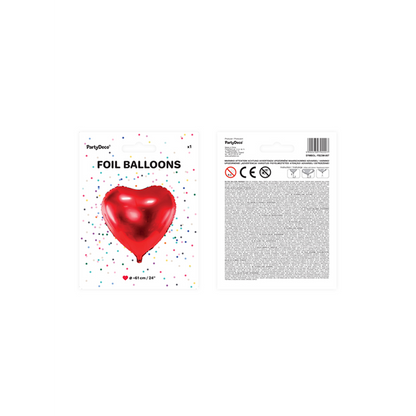 1 Ballon XXL - Hart - Rood