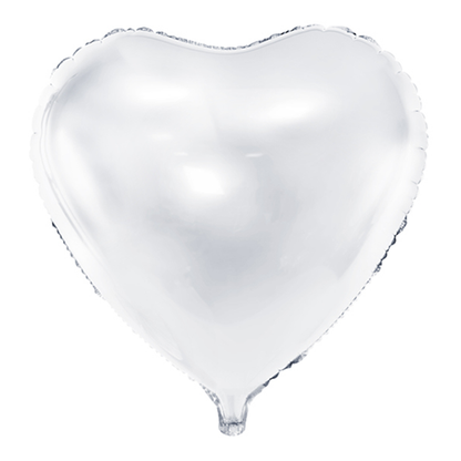 1 Ballon XXL - Hart - Wit