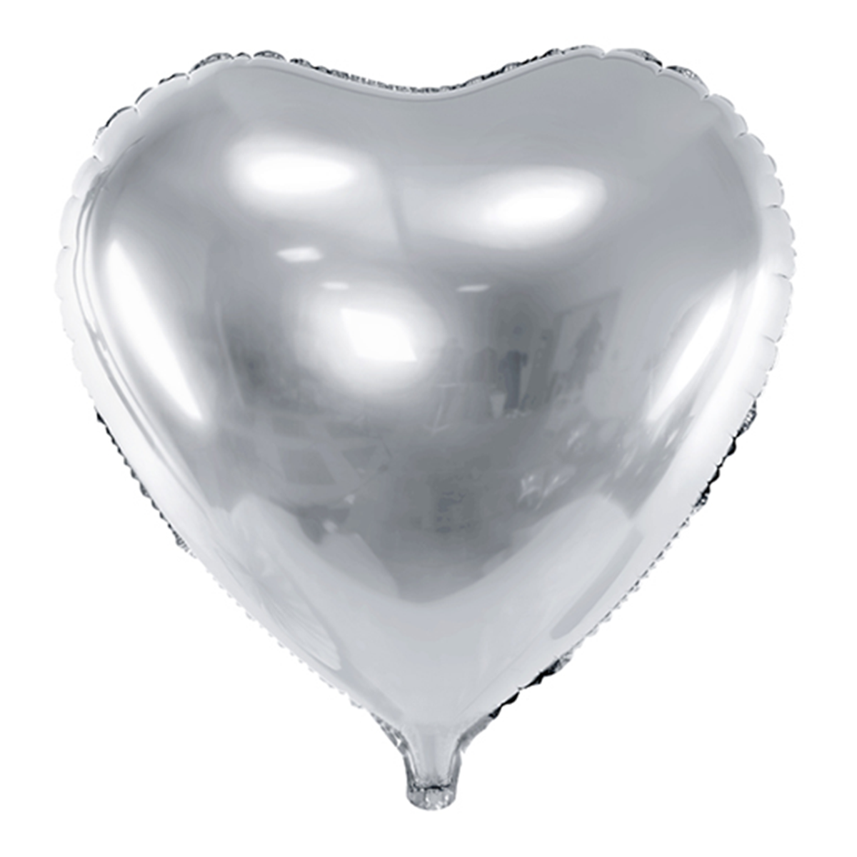 1 ballon XXL - Cœur - Argent