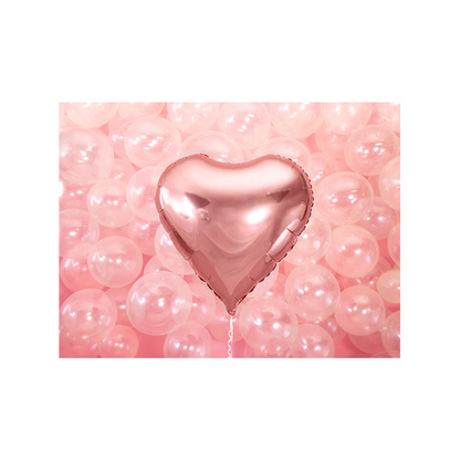 1 Ballon XXL - Cœur - Or Rose