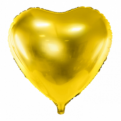 1 ballon XXL - Cœur - Or