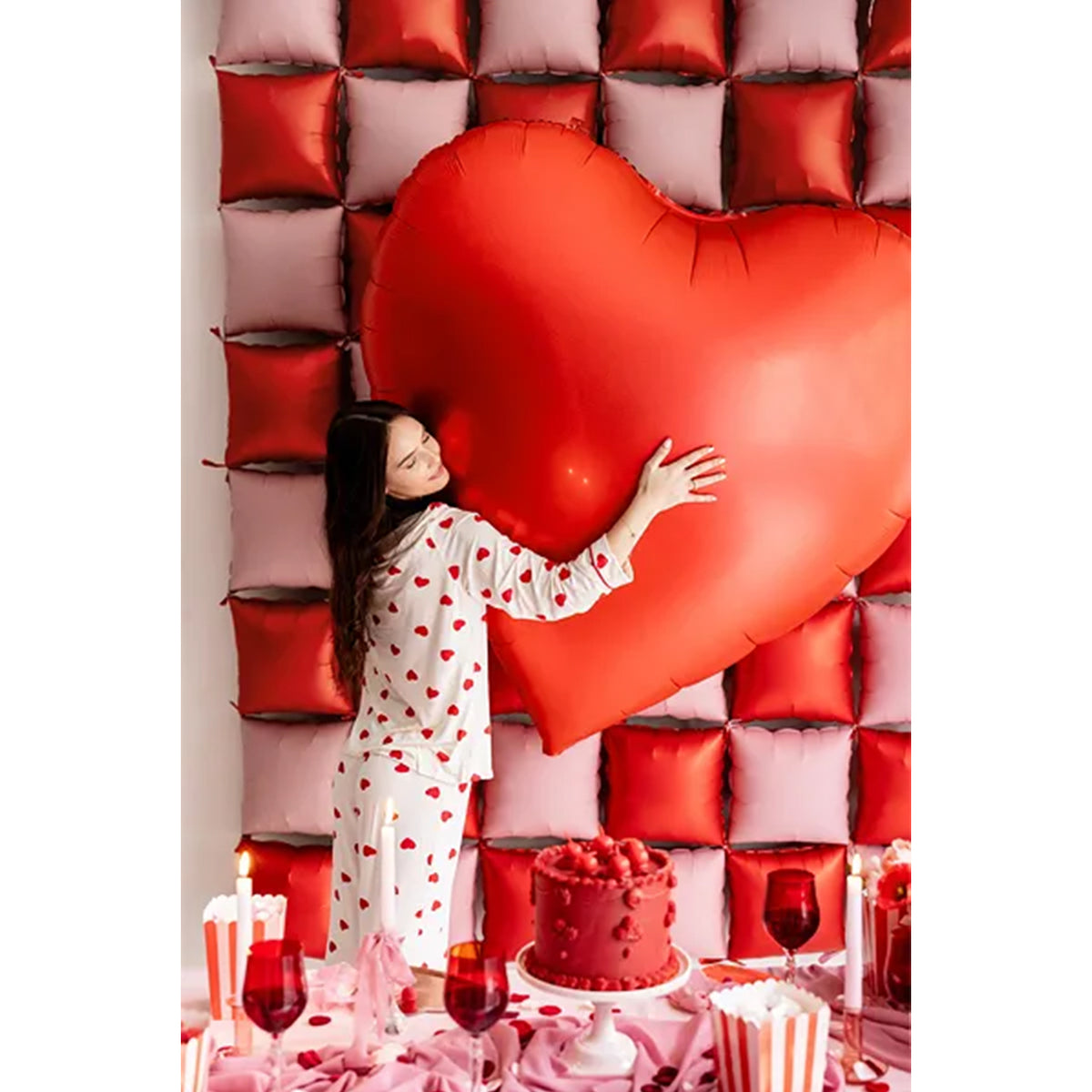 1 ballon XXXL - Cœur rouge