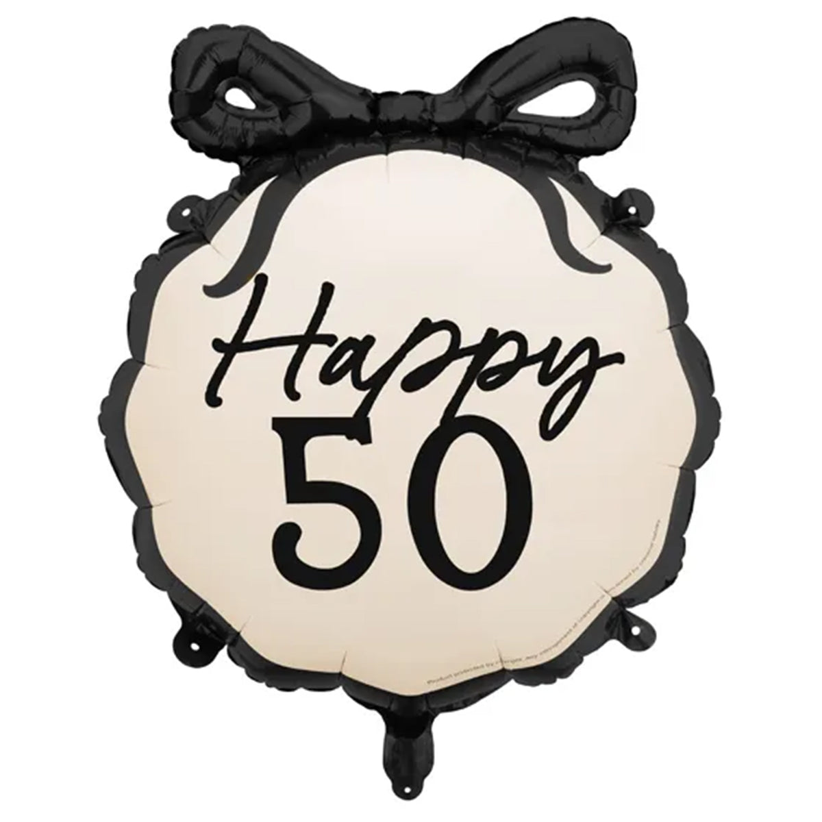 1 Ballon - Nœud d'anniversaire 50