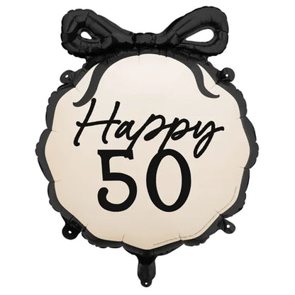 1 Ballon - Nœud d'anniversaire 50