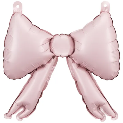 5 ballons aluminium en forme d'arc pour guirlande - Rose poudré