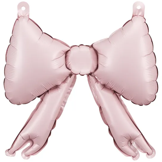 5 ballons aluminium en forme d'arc pour guirlande - Rose poudré