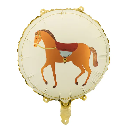 1 Ballon - Paard - Rond
