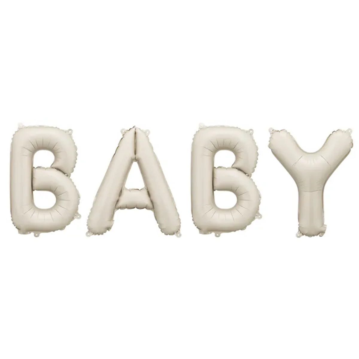 1 Ballon - Tekst - Baby - Beige